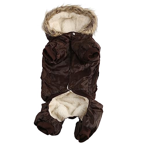 Veste en polyester peluche coton pour chiens de grande taille de luxe - 7