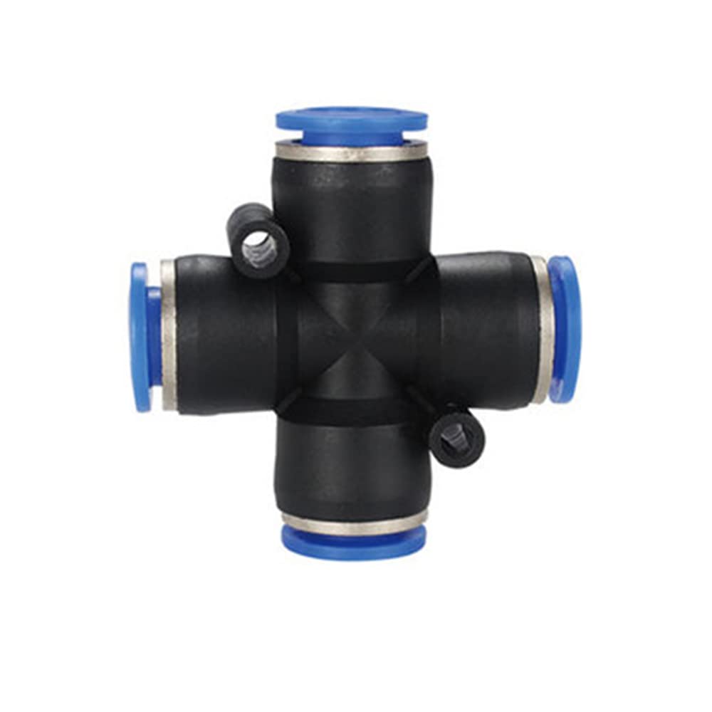 ezqnirk 1PCS Pneumatic Fitting Pipe Connector Air Quick Fittings Water Push in Hose Couping,PZA,OD 12mm