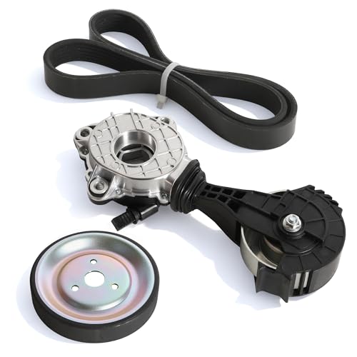 Image of Belt Tensioner Serpentine Belt Idler Pulley Kit & Idler Friction Wheel & Engine Water Pump Pulley for Mini Cooper, for Cooper Paceman, for Cooper Countryman 07-16 L4 1.6 /2.0L,L3 1.5L