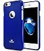 iPhone 7 Case, [Thin Slim] GOOSPERY [Flexible] Pearl Jelly [Perfect Fit] TPU Case [Lightweight] Premium Bumper Cover [Anti-Yellowing & Discoloring Finish] for Apple iPhone 7 (4.7") - Blue