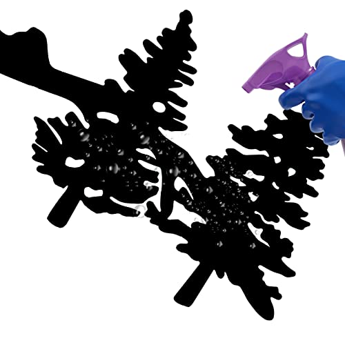 Mountain Car Decals, Cool Auto Stickers Waterproof Vinyl Hood Decal Car Window Stickers Auto Graphics Body Side Door Trunk Decoration for Racing Car SUV Truck Off-Road Vehicle Jeep RV, Black