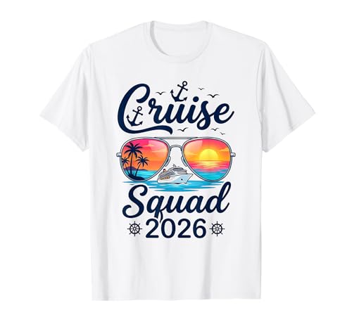 Cruise Squad 2026 Matching Cruise Trip 2026 Cruising Family T-Shirt