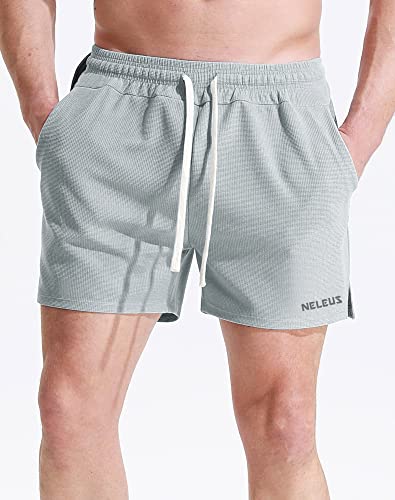 NELEUS Men's 7 inch Running Shorts Athletic Gym Workout Shorts with Pockets4