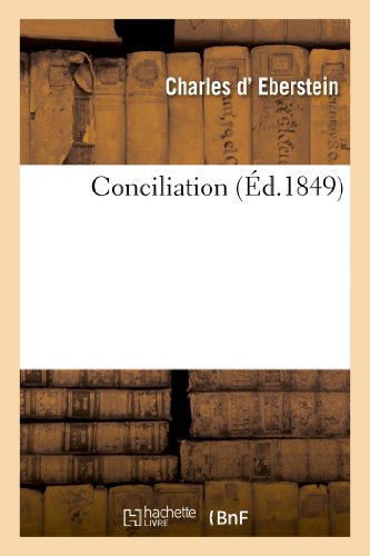 Conciliation [French] 2012998569 Book Cover