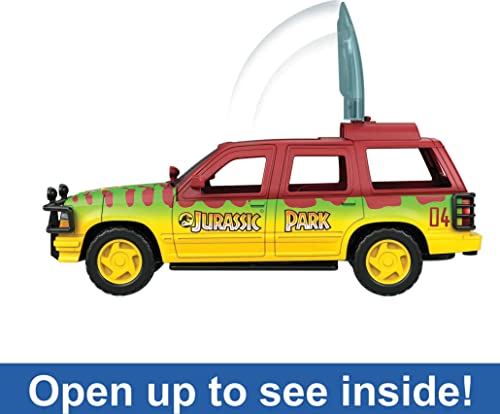 Jurassic World Ford Explorer Dégât Sensoriel Figurine Dinosaure Et + - vue 4