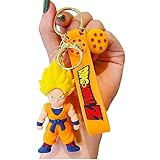 UTTER Doll Keychain Animation Ball Dragon Cute Doll Keychain Charm Gift Keyring Pikkoro Car Bag Decoration (Style3)