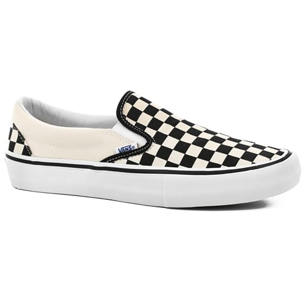 VANS Slipon Scacchi Skateboard Scarpe Sportive Sneakers Unisex Adulto Versione Skateboard Soletta Estraibile 2025 (Checkerboard, Sistema Taglie Calzature EU, Adulto, Numero, Media, 38)