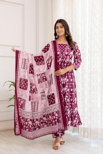 Image of SHIENZY Cotton Blend Kurta Set for Women