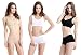 Mystiqueshapes Genie Sports Seamless Bra w/ Removable pads, Free Magic Boost Pads (L, 3-Pack (White-Nude-Black))
