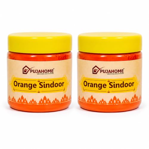 Image of Original Hanuman Ji Sindoor | Orange Sindoor |100% Pure Hanuman Ji Pooja Sindoor (250 Grams X 2 Box Pack)