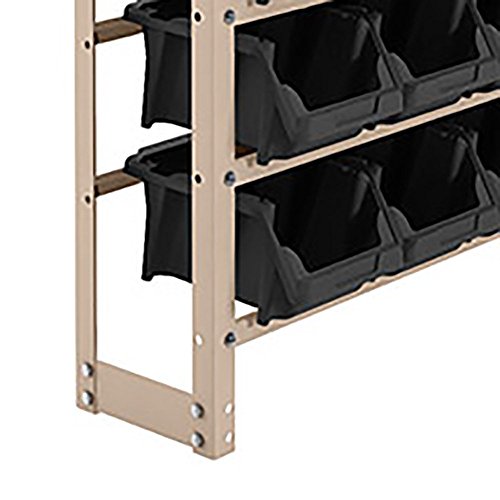 Kit Estante Gaveteiro com 54 Gavetas N°5 Preta-PRESTO-12326P
