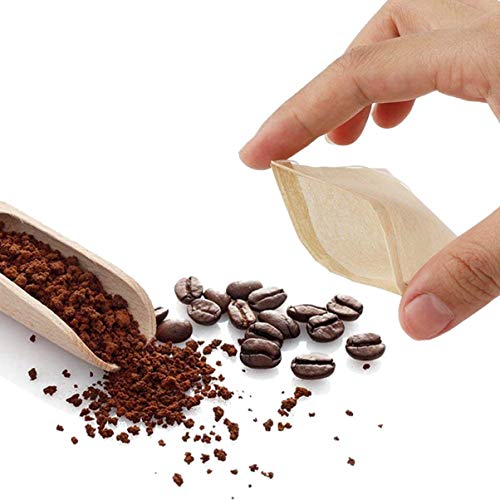 STOBOK Sacos de Filtro de Chá 300Pcs Sacos de Filtro de Chá de Papel Natural Saquetas de Infusor Sac