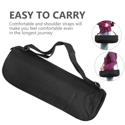 Bolsa para trípode de nylon negro Uonlytech con cordón ajustable 3