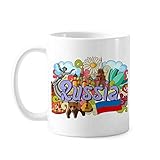 Fassungsvermögen: 350 ml. St Basilâ€s Cathedral Lenin Mausoleum Russland, Keramik, Kaffee, Porzellan