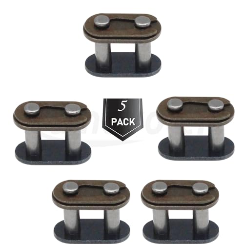 Image of 5 PCS T8F Drive Chain Master Link Replacement Fit For 43cc 47cc 49cc 50cc 2-Stroke Syx Moto Holeshot SSR SX50 Coolster Pit Dirt Bike (5Pcs).