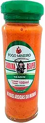 Pimenta Carolina Reaper No Azeite 100ml - Fogo Mineiro