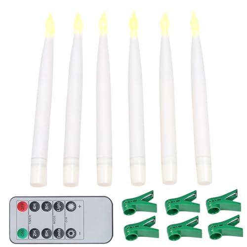 Velas LED sin llama, velas eléctricas LED con control remoto, luz de ambiente decorativa, decoración romántica del hogar para mesas de comedor, piscina, fiesta, boda
