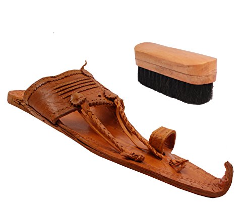 Sushito Maharaja Noke Kolhapuri Chappal for Men with Shoe Brush (10) Orange  : Amazon.in: Shoes u0026 Handbags