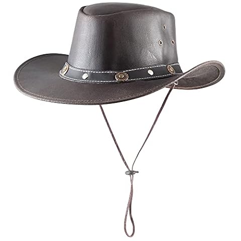 Pfiff 101003 kapelusz westernowy Texas, chropowaty, kapelusz kowbojski, kapelusz Western kowboy, brązowy L