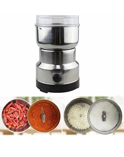 Image of Stainless Steel Multifunctional Grinder Smash Machine Coffee Beans Electric Grinder and Coffee Maker Household Electric Mixer Grinder (Mixer-1)
