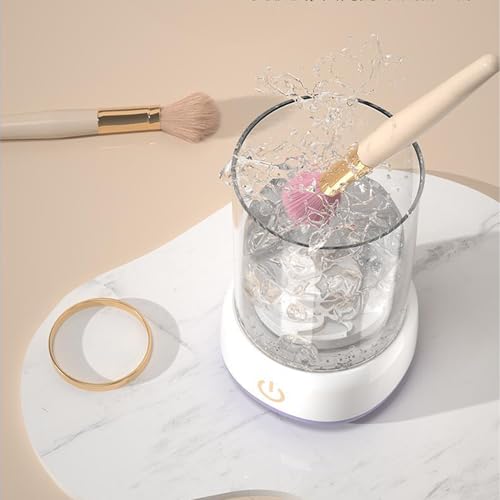 Limpiador de Brochas de Maquillaje Eléctrico, Portátil De Herramientas De Maquillaje, Limpiador Automático de Brochas Cosméticas, para Entusiastas de la Belleza Uso Personal Viaje y Estudio - imagen 5