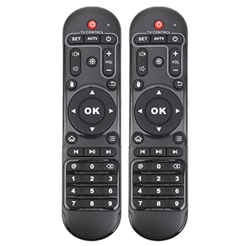 Hndhbfgrt Control Remoto X96MAX, para X92 X96Air Aidroid TV Box Control Remoto por Infrarrojos para MAX Pro Set-Top Box 2 Uds