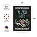 Toland Home Garden 109799 All You Need Is Love Chalkboard Love Flag 28x40 Inch Double Sided Love Garden Flag for Outdoor House Positive Flag Yard Decoration