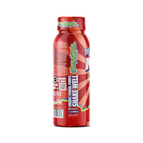 Image of VMI Sports KXR High Stimulant Ready to Drink Pre-Workout | 400mg Caffeine 6g Citrulline 3.2g Beta-Alanine | Delicious - Convenient | 12 ct - 12.5 oz Bottles (12 Count, PEZ Cherry)