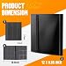 Card Binder 9-Pockets, Trading Card Binder, 20 Pages, 360 Card Capacity Collection Binder, Card Folder for MTG, TCG, Game Cards & Sports Cards（Black）