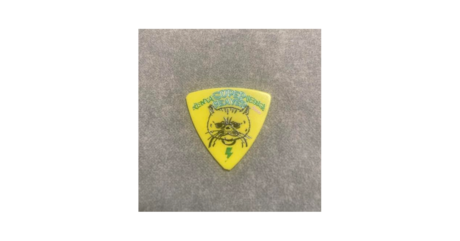 SUPER BEAVER 上杉研太さん本人使用ピック SUPER BEAVER 上杉研太さん本人使用ピック SUPER BEAVER ピック
