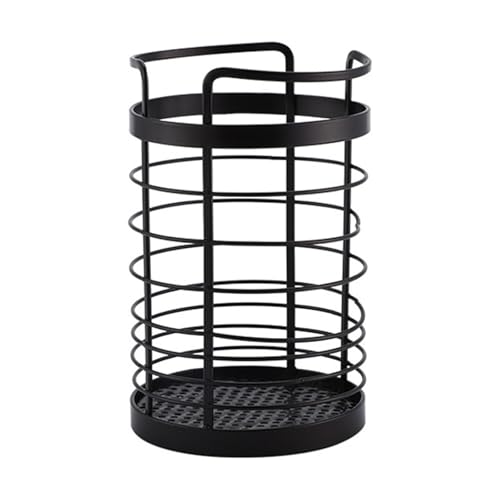 Support égouttoir à baguettes – Porte-ustensiles de cuisine rond simple pour le rangement de la maison