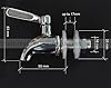 Stainless Works SSS010 Stainless Steel Beverage Dispenser Replacement Spigot Fits 16mm opening #1