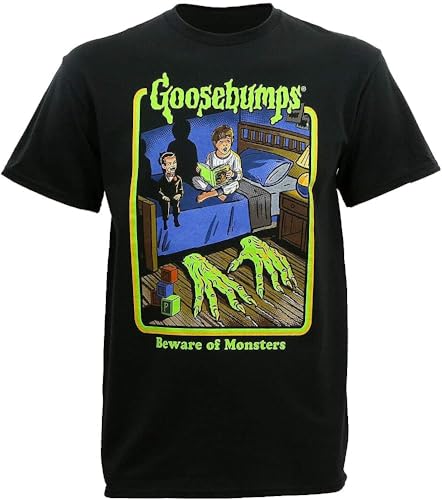 BAWCN Goosebumps Bedtime Retro Scary T-Shirt S-3Xl S