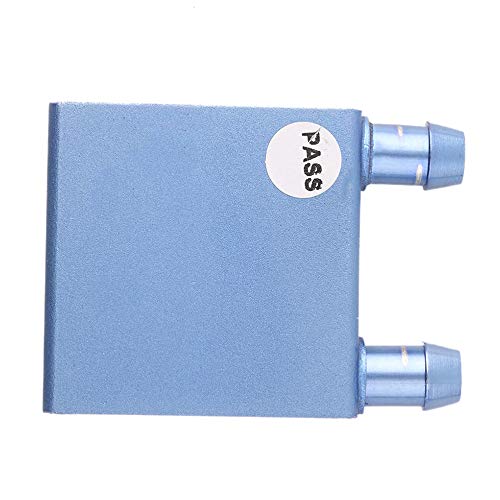 Tellaboull Blocco di Raffreddamento ad Acqua Portatile 40 * 40 * 12mm per PC Laptop Raffreddatore d'Acqua in Alluminio per CPU GPU Sistema di dissipazione di Calore Universale