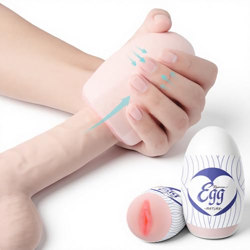 Image of 【Naive Girl】 Super Stretch Male Masturbation Egg, Realistic Pocket-Sized Pussy Stimulator with Strong Suction, Adult Sex Toy for Male Masturbation with 3D Simulation of Vagina