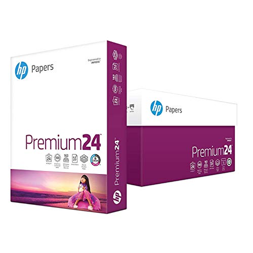 Image of HP Printer Paper | 8.5 x 11 Paper | Premium 24 lb | 32 Case Pallet - 160,000 Sheets | 100 Bright | Made in USA - FSC Certified | 112400P