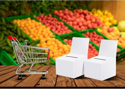 Cajas de cartón para rifas con cabecera extraíble para eventos comunitarios 8