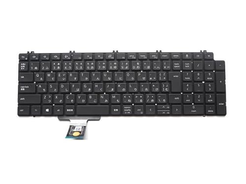 �m�[�gPC DELL Precision 15 7000�V���[�Y 7550 7560 P93F�A7750 7760 P44E �p ���� ���{��L�[�{�[�h �o�b�N���C�g��