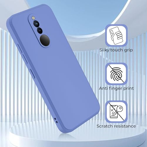 Image of A rtistque Back Cover Case for Mi Redmi 8 with Camera Protection | Shockproof TPU | Stylish Protective Design | Slim Fit | Ultra Matte | Mi Redmi 8 Back Cover - Blue