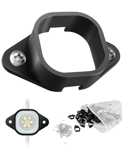 PUWJNV 60 PCS Light Clips Compatible with Govee Pro Outdoor