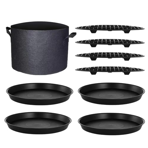 Moreeulsi Bac à Eau, soucoupes d'irrigation en Tissu antidérapant pour Parterre surélevé, intérieur, Parterre de Fleurs, Serre, Balcon, Jardin, pelouse, Agriculture