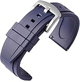 Strong Buckle – The band comes with a stainless-steel brushed finish buckle and logo. Its strength matches the overall high quality of the band.