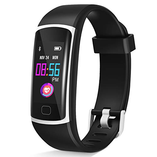 HuaWise Fitness Tracker, Activity Tracker Watch with Sleep Monitor, Waterproof Smart Health Tracker with Step Counter, Calorie Counter, Pedometer Watch Band for Men and Women Gifts