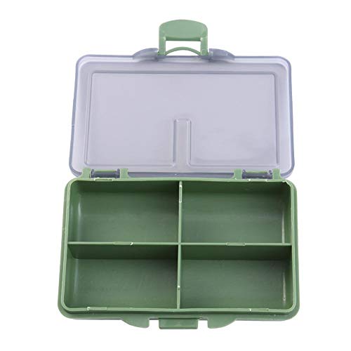 Ganchos de peixe limpos de plástico para pesca recipientes de iscas caixa de armazenamento organizad