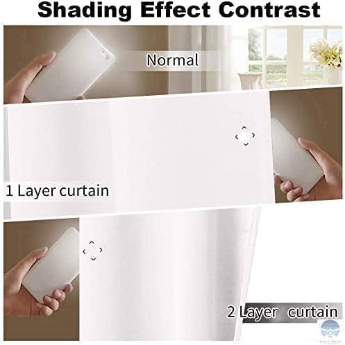 Miniatura 6 de Magic Drapes Cortinas plisadas de 84 pulgadas de largo, juego de 2 paneles de cortinas plisadas opacas para oscurecer la habitación, cortinas opacas