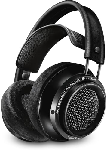 PHILIPS, Headphone, Fidelio com Som em Alta Definição Hi-Fi, X2HR, Com fio de 3 metros, Preto