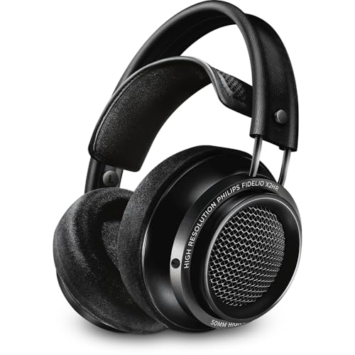 Philips Audio Fidelio X2HR Over-Ear Open-Air Headphone 50mm Drivers- Black