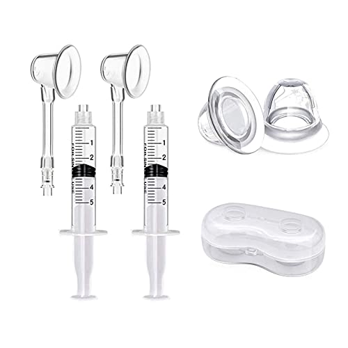 Inverted Nipple Corrector Nipple Sucker Breastfeeding Care Nipple Pullers or Mommy Nipple Suckers for Flat Shy and Inverted Nipples Female Women