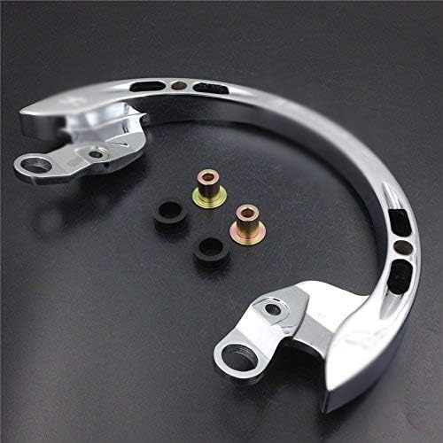 SEMT Motorcycle Chrome Rear Passenger Grab Bar Handle Rail Hayabusa Logo Compatible with 2008 2009 2010 2011 2012 2013 Suzuki Hayabusa GSXR1300R [B074MNB4PC]