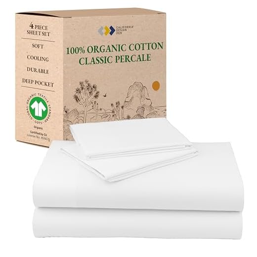 25+ Must-Have Elements for a Nancy Meyers Bedroom Aesthetic 2 California Design Den Queen Sheet Set - Soft 100% Organic Cotton Sheets with Deep Pockets, Crisp Percale, Breathable and Durable Bedding Set - White